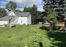 Front yard with clean edging